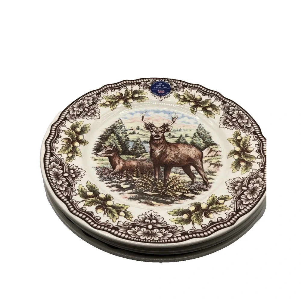 Royal Stafford Homeland STAG Salad Plates Plates 8.5